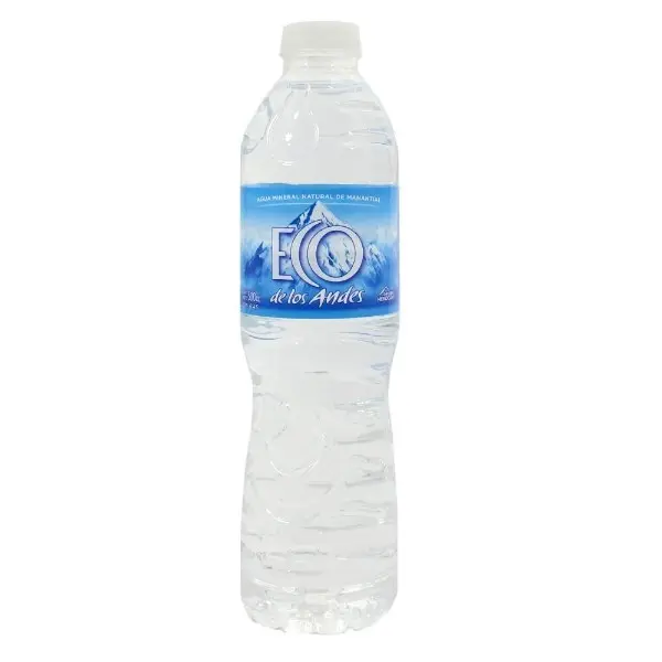 Agua mineral sin gas